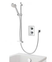 Aqualisa Dream Concealed 2 Outlet Valve with Slide Rail Kit and Overflow Bath Filler