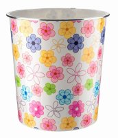 Zoom Floral Print Waste Bin - Assorted