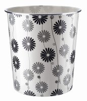 Zoom Floral Print Waste Bin - Assorted