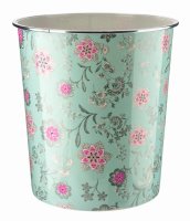 Zoom Floral Print Waste Bin - Assorted