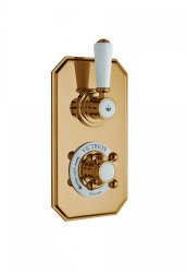 BC Designs Victrion Lever 1 Outlet Thermostatic Concealed Shower Valve