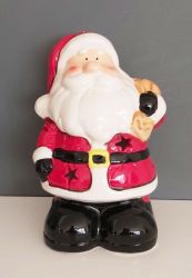 Santa Tealight Holder with Tealights Decoration Gift Set 