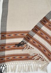 Sebrana shawl - pale grey