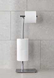Miller Classic Freestanding Toilet Roll Holder - Chrome
