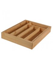 Bambou & Co Extendable Bamboo Cutlery Tray