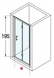 Novellini Zephyros S Bifold Shower Door