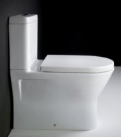 RAK Resort Maxi Close Coupled Back To Wall WC Pack With Sandwich Soft Close Seat