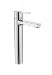 Roca Naia Chrome Smooth Bodied Extended Height Basin Mixer