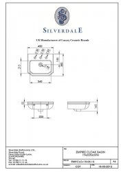 Silverdale Empire 450mm Cloakroom Basin