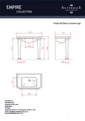 Silverdale Empire 920mm Winged Basin