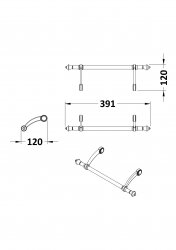 Bayswater Adjustable Towel Rail