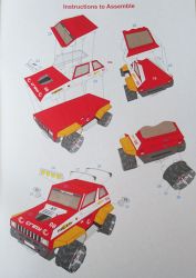Monster Trucks 3D Construction Book - Make Your Own