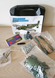 Hawker Hurricane Aeroplane Stainless Steel Model Construction Kit Set - 285 Pieces