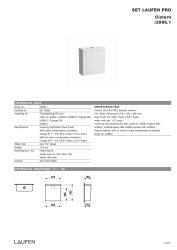 Laufen Pro Rimless Close-Coupled Toilet with Centre Back Inlet Cistern & Tank - Stock Clearance
