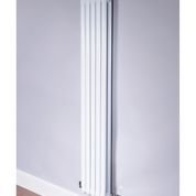 DQ Heating Cassius 1800 x 230mm Vertical White Radiator