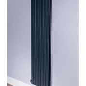 DQ Heating Strata 1800 x 528mm Vertical Single Anthracite Radiator