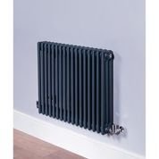 DQ Heating Ardent 500 x 622mm Horizontal 3 Column Anthracite Radiator