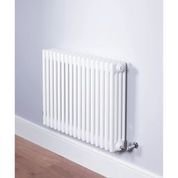 DQ Heating Ardent 500 x 622mm Horizontal 4 Column White Radiator