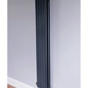 DQ Heating Cassius 1800 x 370mm Vertical Anthracite Radiator