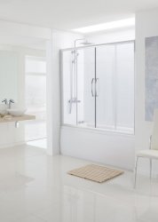 Lakes Over Bath Double Slider Door