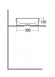 RAK-Feeling 42cm Round Countertop Basin in Matt Greige