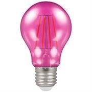 Crompton 4.5W LED Filament Coloured Harlequin Gls ES Pink (13728)