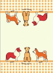 Faithful Friends Dog Collection Set - Apron Tea Towel Shopping Bag - Highlands