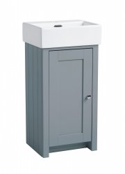Tavistock Lansdown Mineral Blue 400mm Cloakroom Unit and Basin