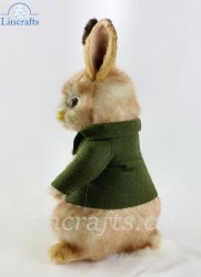 Soft Toy Dressed Boy Bunny Rabbit by Hansa (28cm) 7832