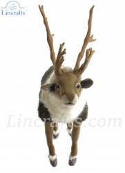 Soft Toy Reindeer by Hansa (38cm) 8026