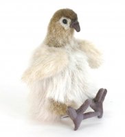 Soft Toy Bird, Vulture Chick by Hansa (17cm) 5840