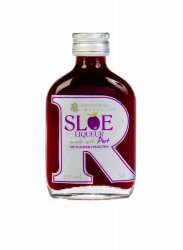 Sloe Port and Chocolate Selection Hamper: 5cl Sloe Port, Ginger Chocolate bar and Orange Chocolate bar