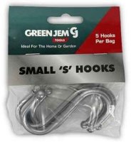 Green Jem Small S Hooks