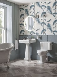 Tavistock Vitoria 600mm 1 Tap Hole Basin