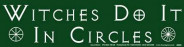 Witches Do It In Circles Sticker