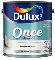 Dulux Once Satinwood Pb White