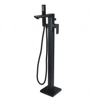 RAK Moon Black Freestanding Bath Shower Mixer