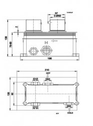 Marflow Savini 2 Outlet Concealed Thermostatic Shower Valve (SAV7650K6)