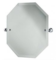 Perrin & Rowe Traditional 625 x 500mm Octagonal Mirror (6980)