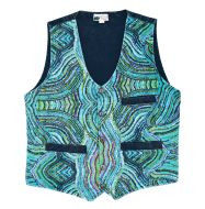 Cotton - Patterned waistcoat - green