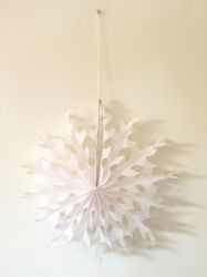 White Snowflake Christmas Decoration 