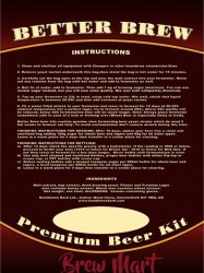 Better Brew India Pale Ale (IPA) Home Beer Kit - 40 pts