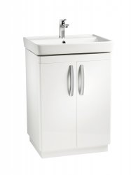 Tavistock Compass 600mm Freestanding Unit and Basin - Gloss White