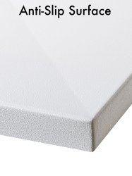 MX Elements 1600 x 700mm Anti-Slip Rectangular Shower Tray