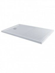 MX Elements 1400 x 900mm Walk-In Shower Tray with Drying Area