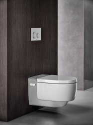 Geberit Sigma 21 White Glass Dual Flush Plate