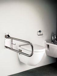 Origins Living Safety Swing Bar - Brushed Stainless Steel