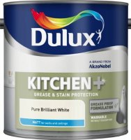 dulux easycare kitchen matt white 2.5 ltr
