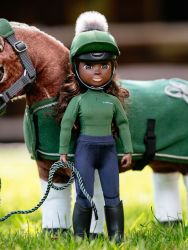 Lemieux Toy Pony Maya & Flash Set Hunter Green Show Rug & Headcollar