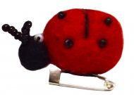 Felt - Brooch - Ladybird